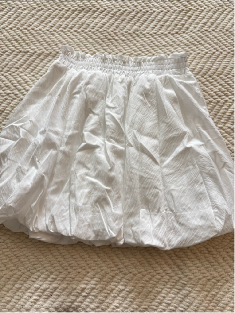 Bubble Skirt Mini Ruffled High Waisted Women XS - Picture 5 of 10